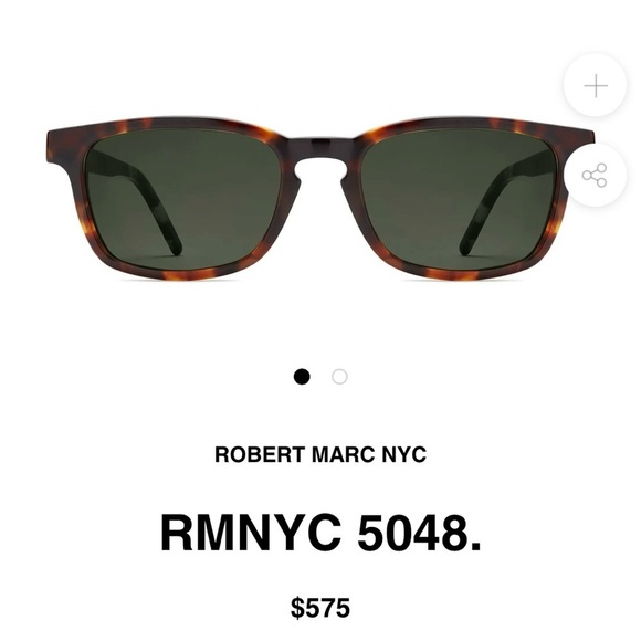 ROBERT MARC NYC Sunglasses Mens 5048 Matte Tortoise NEW - Picture 1 of 9